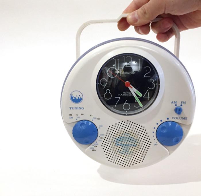 [JAPAN]90s 방수기능 FM/AM radio & clock.