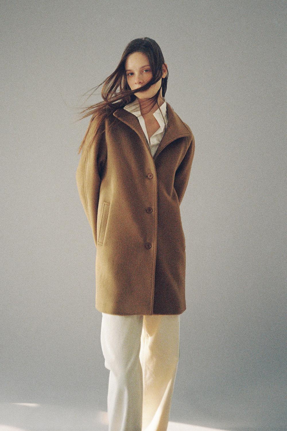 Dorin Wool Coat (camel)