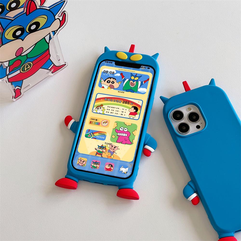 아곰케이스 짱구는못말려 액션가면 아이폰 14 케이스