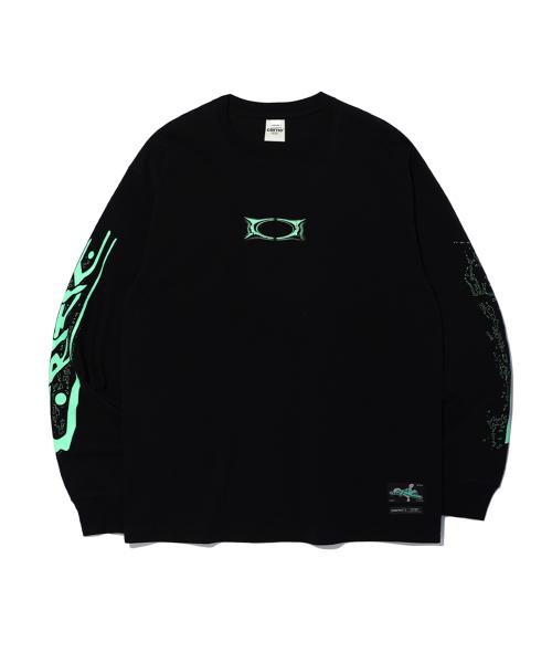 ALEIN INVASION LONG SLEEVE T-SHIRTS BLACK