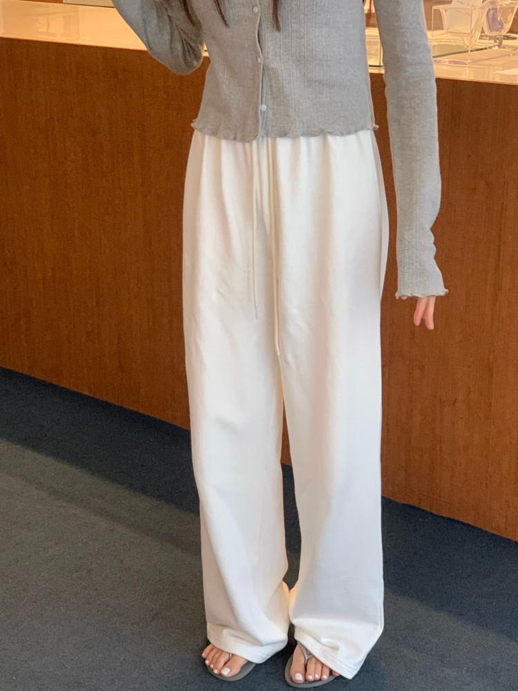 [르아브르 MADE][당일발송] 슈아 여름 스웻팬츠, 일자 추리닝 여자 스트레이트 밴딩팬츠 (주머니X)