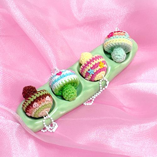 musuroom key-ring 별 + 배색