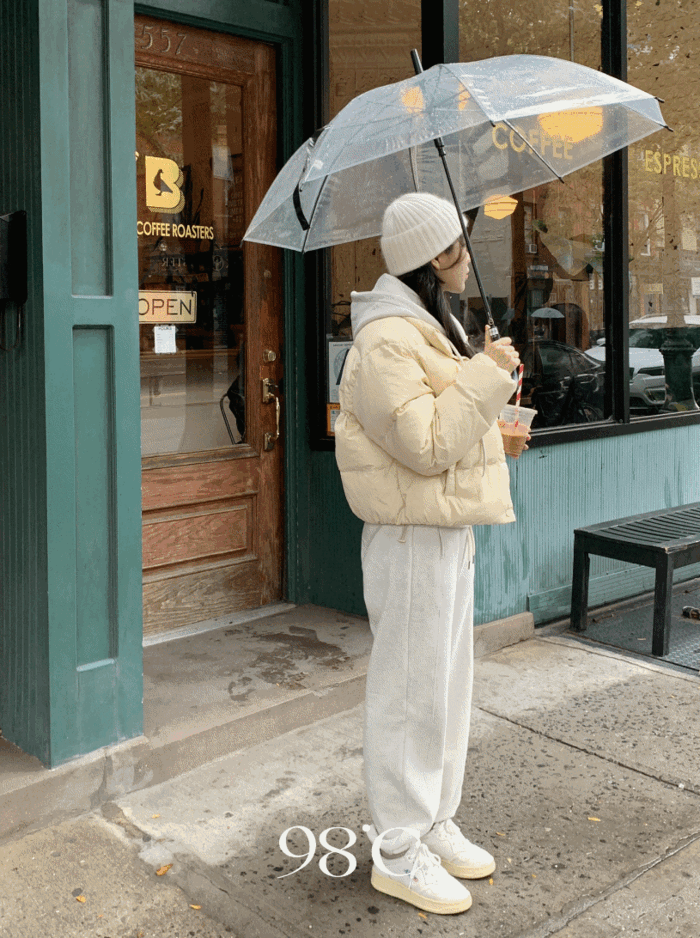 [🐻포근겨울조거][98project/주문폭주] 피넛 디테일 양기모 조거팬츠 - 3 color