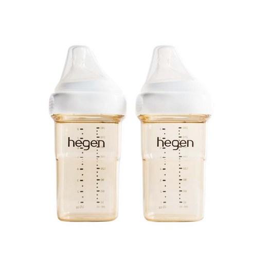 헤겐 PPSU 젖병 240 ml 트윈팩, 젖병(화이트), 젖..., 240ml, 2개