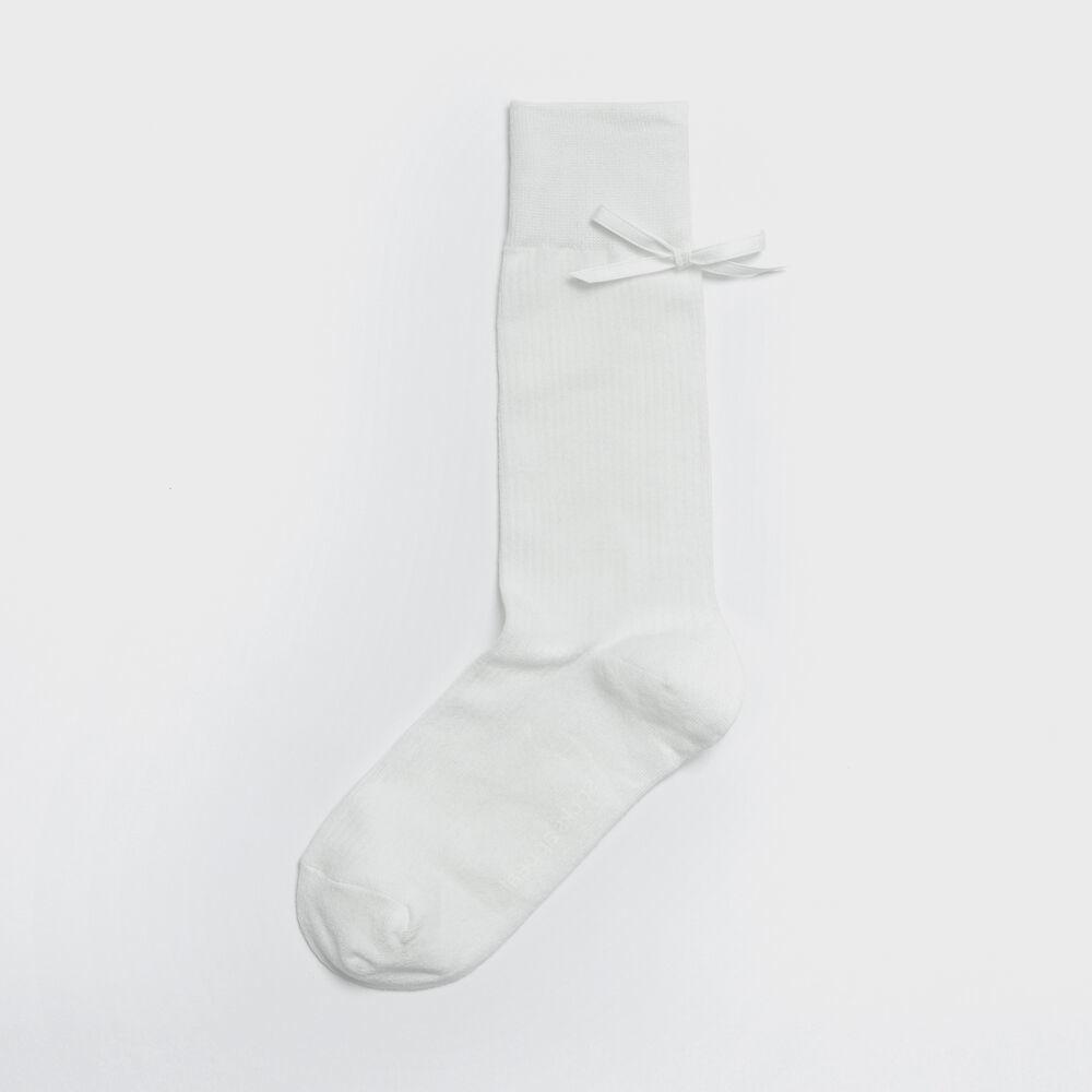 RIBBON GIRL rib white