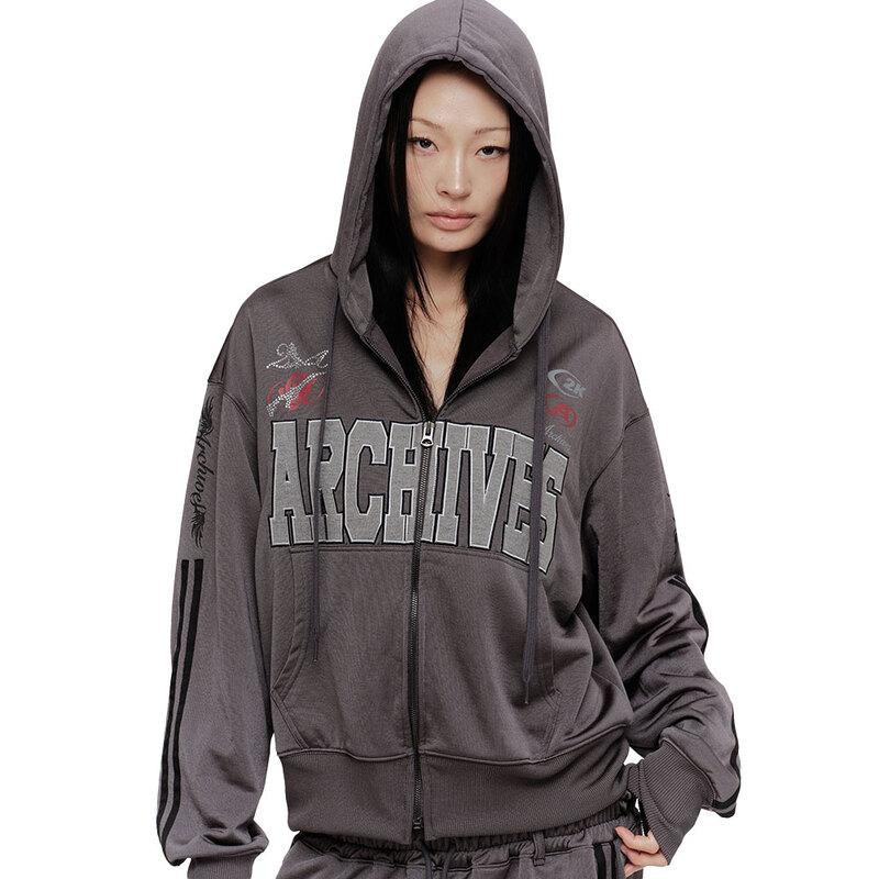 ROSIE HOODIE ZIP UP (CHARCOAL)