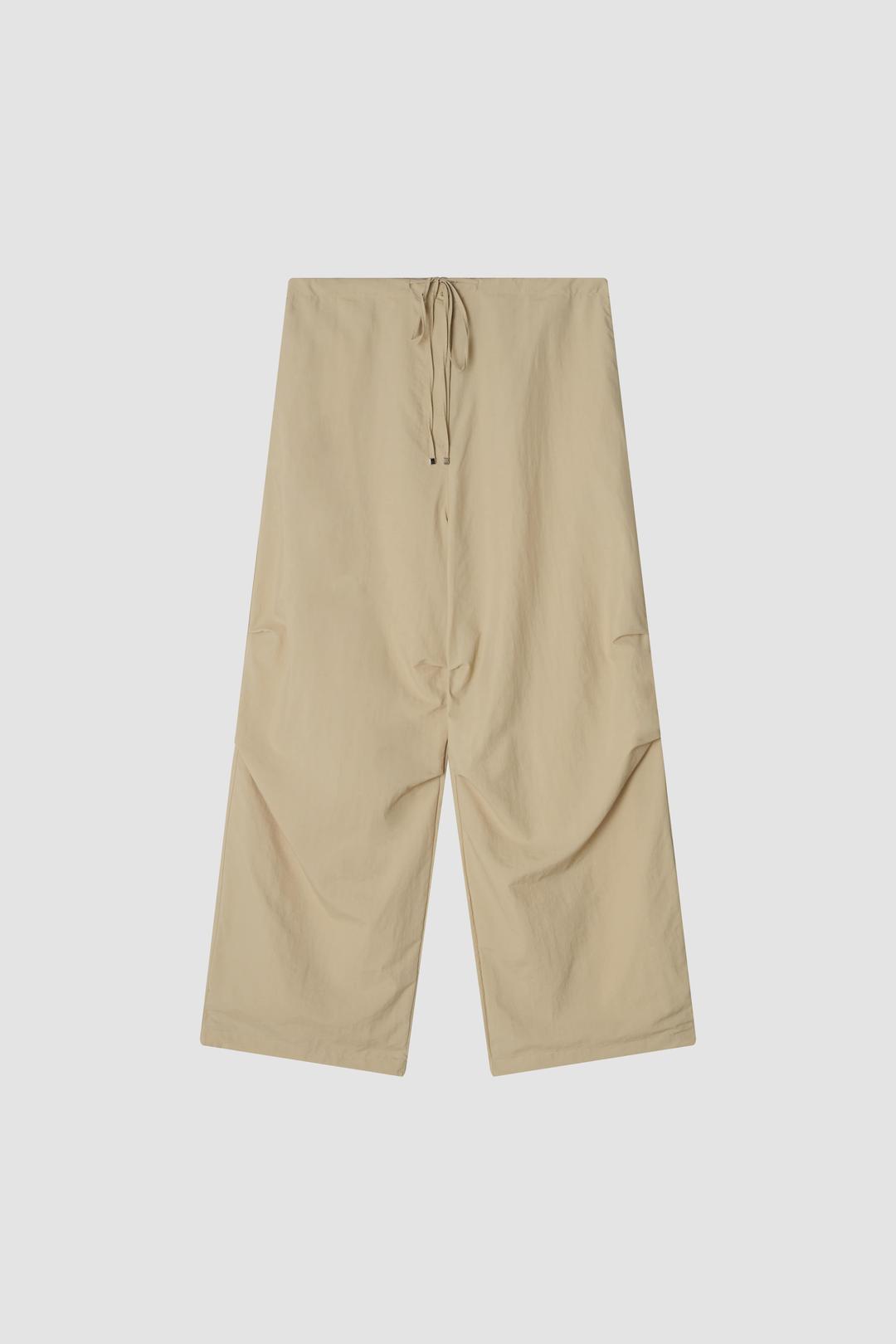 Gemma Beige Nylon Pants