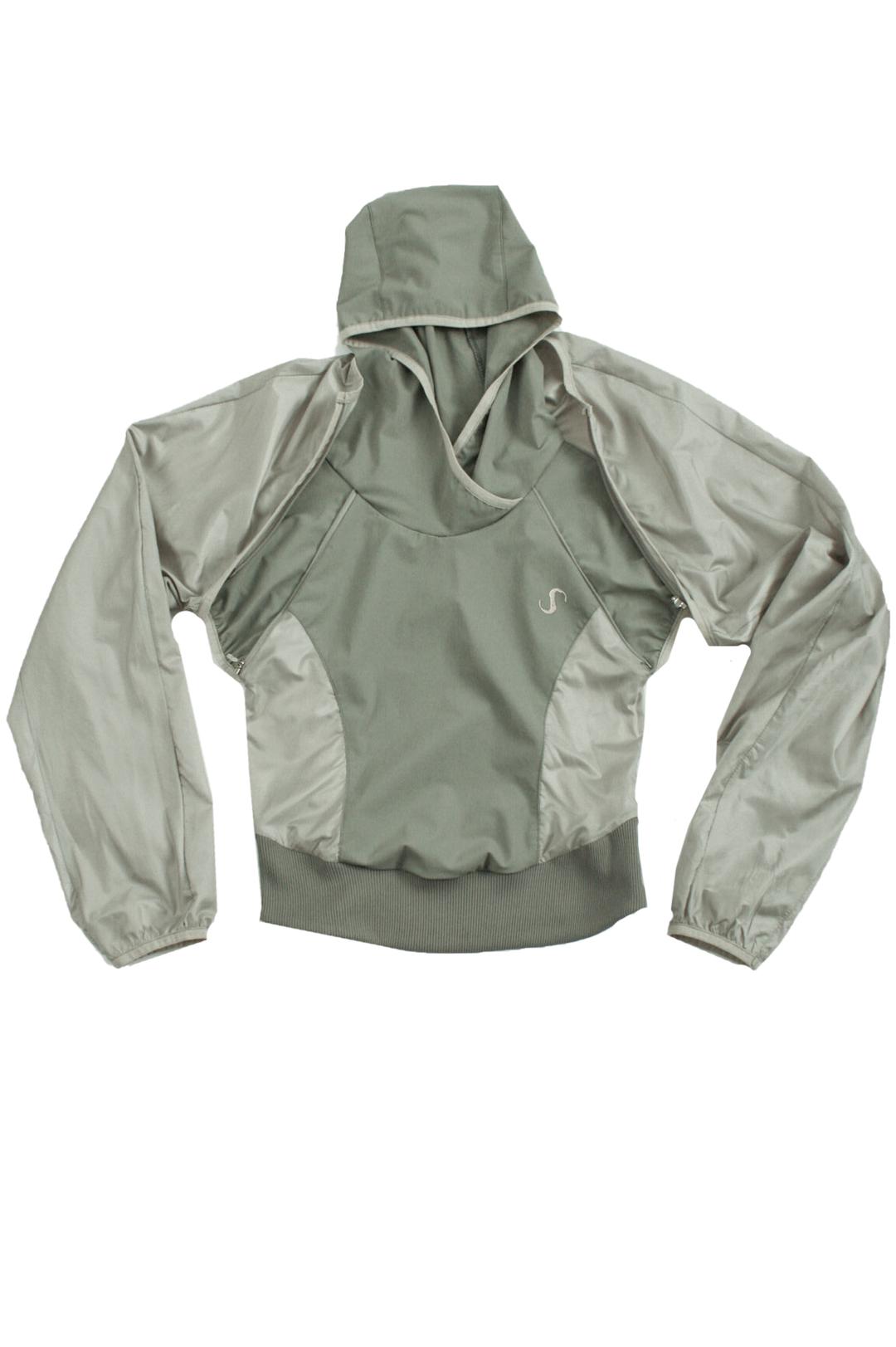 (6/22 Restock, 순차배송) 2-way Hoodie Bolero / Khaki