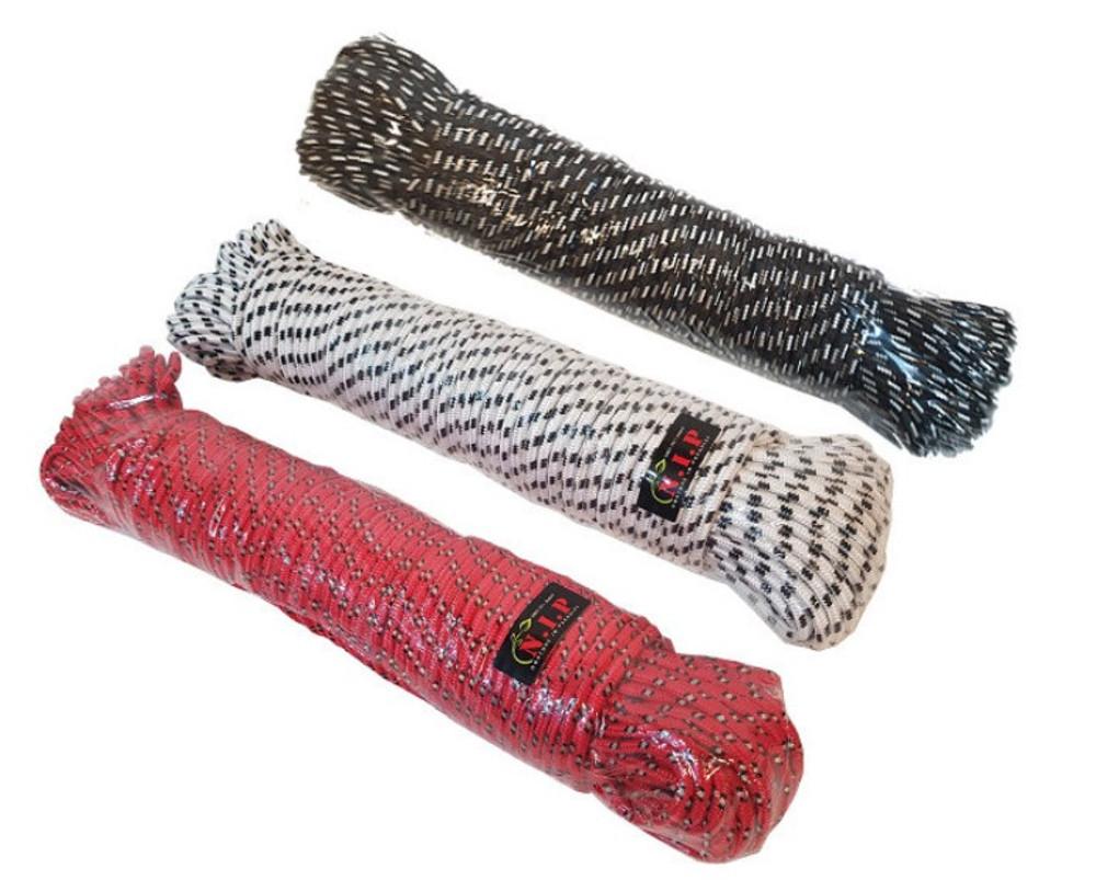 [N.I.P] 타프 스트링 화이트 블랙 레드 반사광 텐트줄 타프줄 캠핑로프