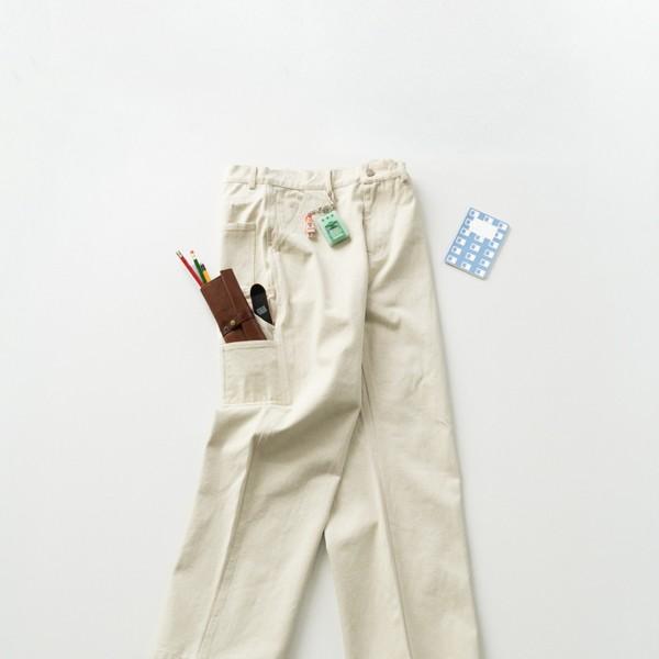 Heavy Cotton Carpenter Pants (Ecru)