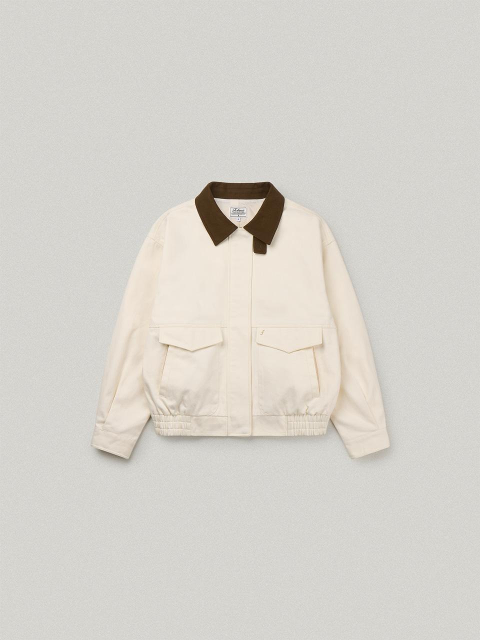 Mild Cotton Blouson Jacket - Ivory마일드 코튼 블루종 자켓