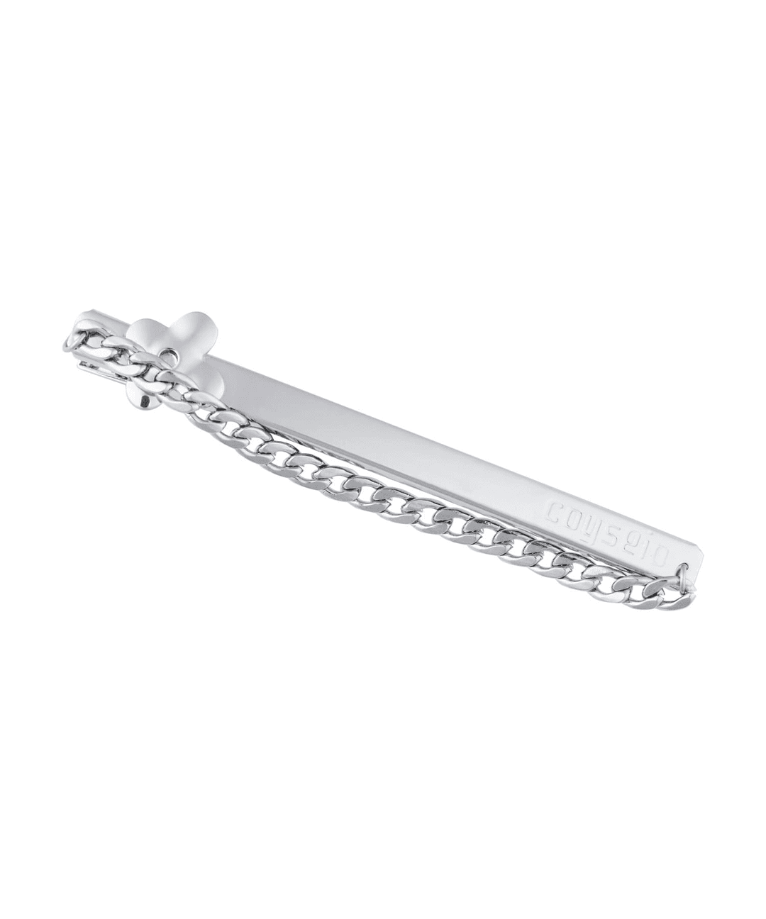 FLOWER CHAIN PIN CHROME