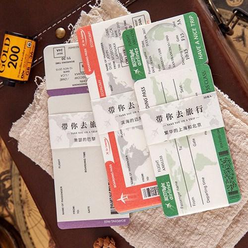 여행가고싶어 티켓메모(8종)