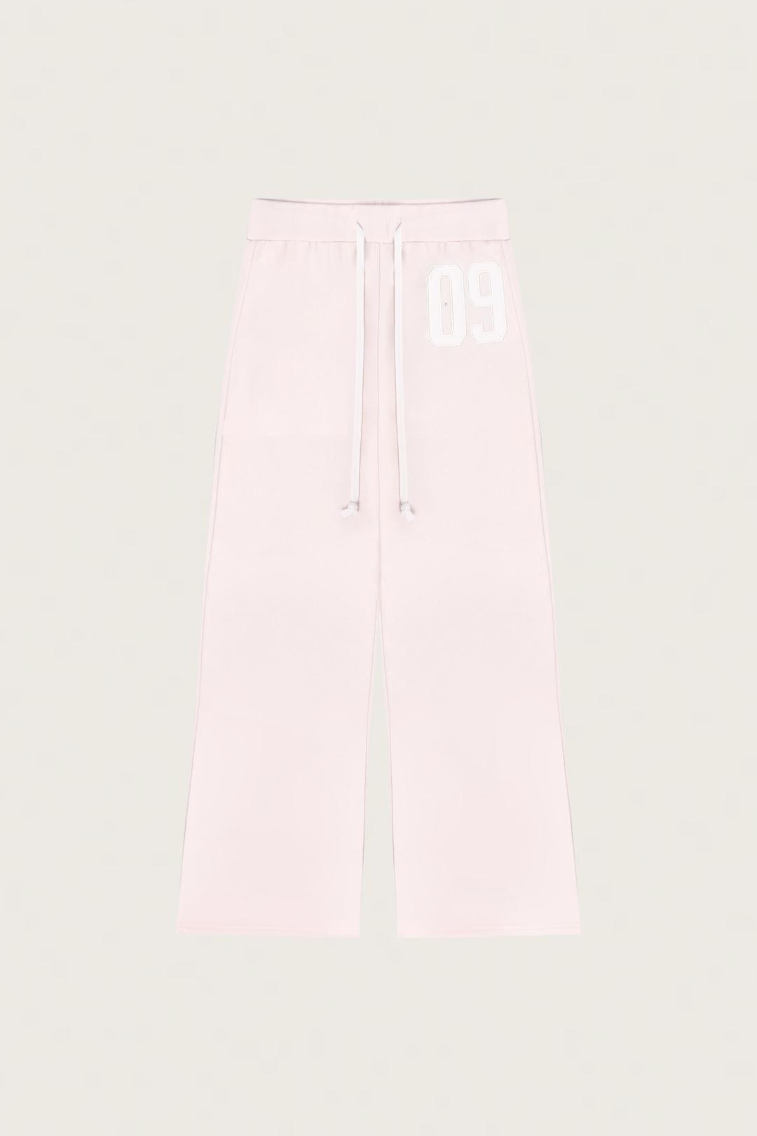 [ Pre-order ] 09 Numbering straight pants, Pink