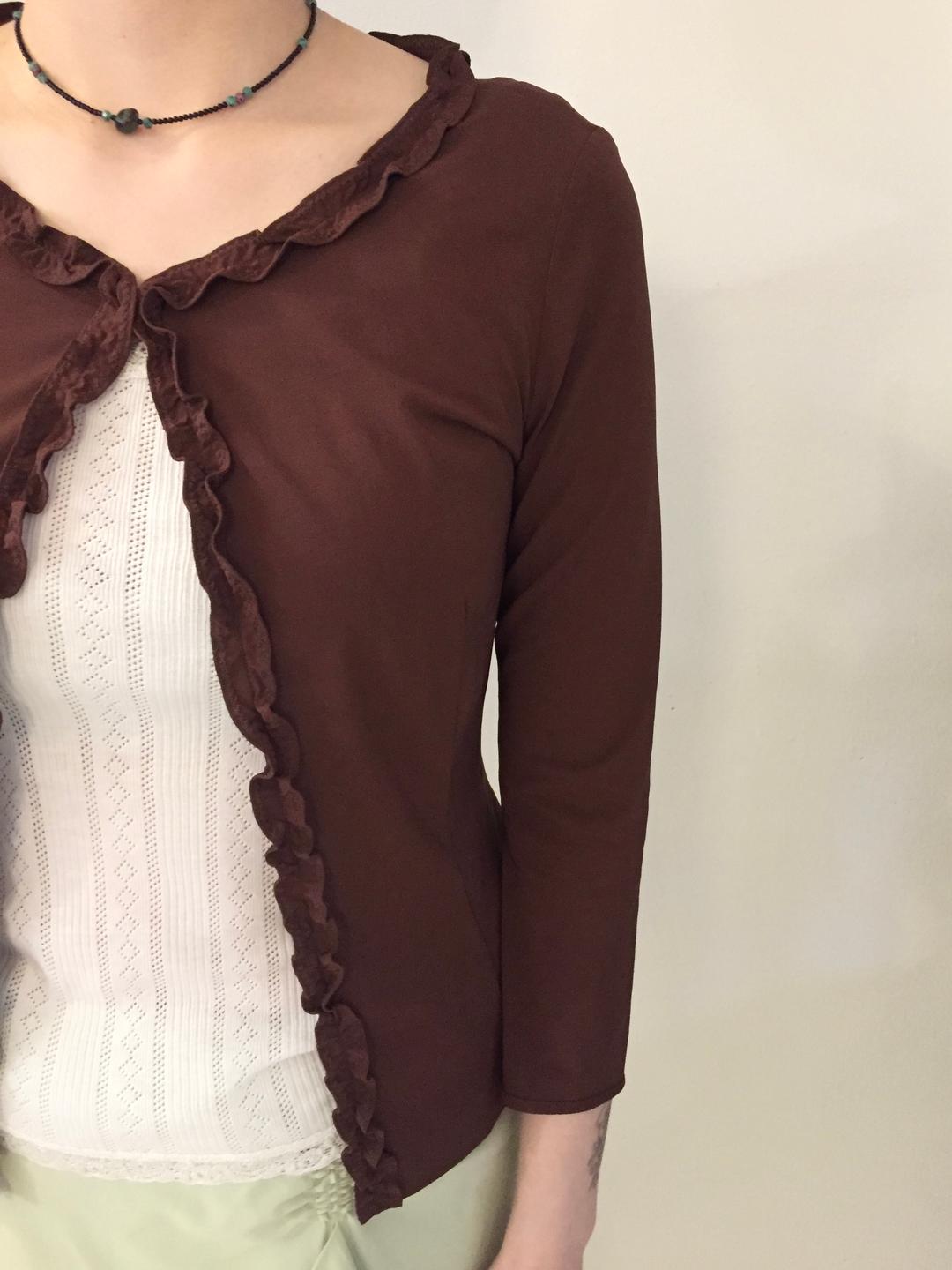 Frill Shy Cardigan