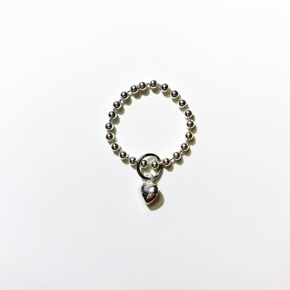 [Silver925] Silver ball ring_love