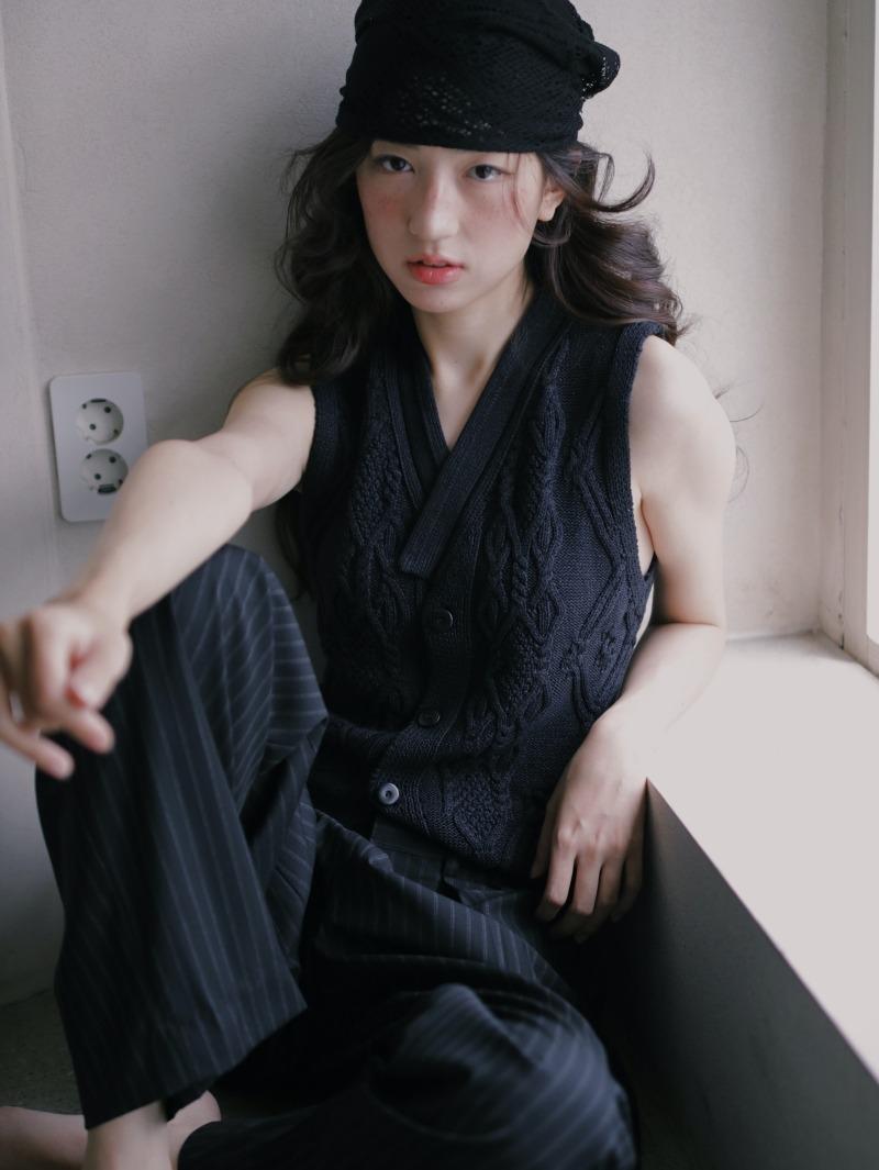 [ 모 수 ] 저고리 - black