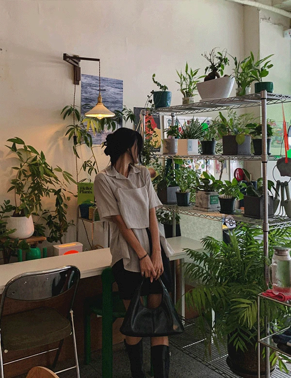 셀라 레이어드 반팔 셔츠