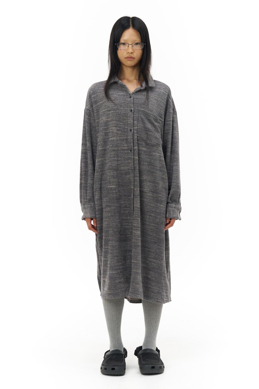 Oversized Terry Dress_Grey