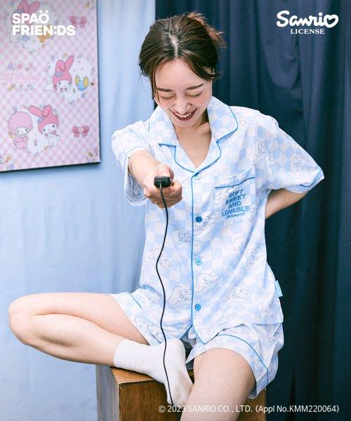 (산리오캐릭터즈) 산리오캐릭터즈 잠옷(LIGHT BLUE)_SPPPD25U04