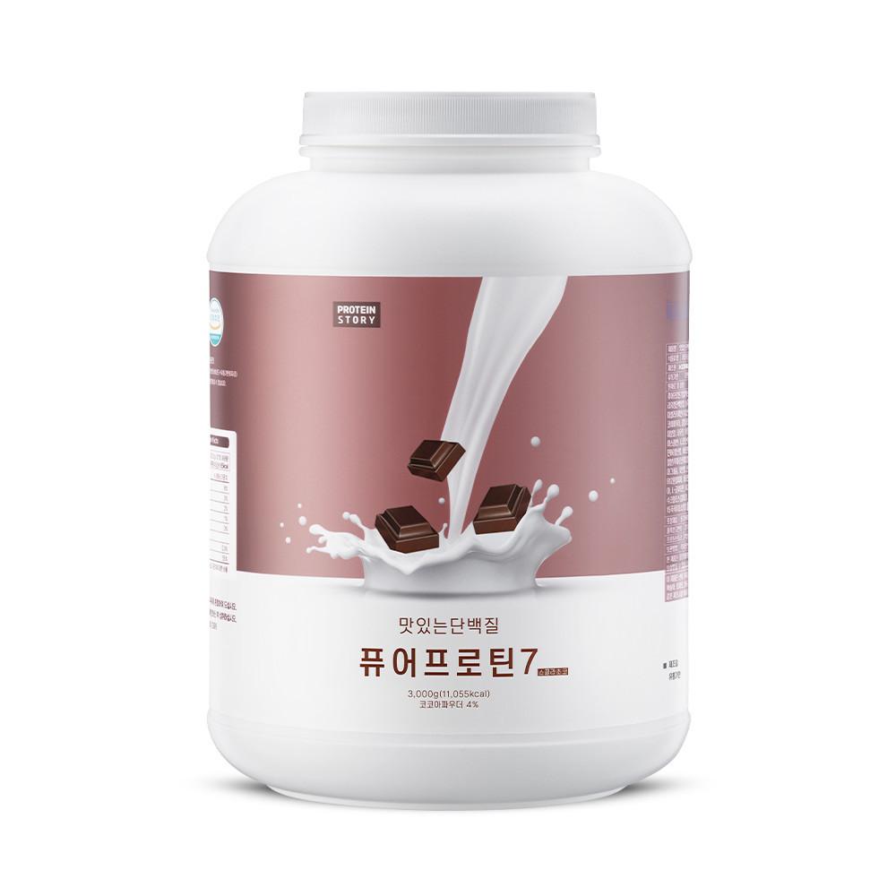 프로틴스토리 맛있는 단백질 퓨어프로틴7 초코 3kg [원산지:상세설명에 표시]