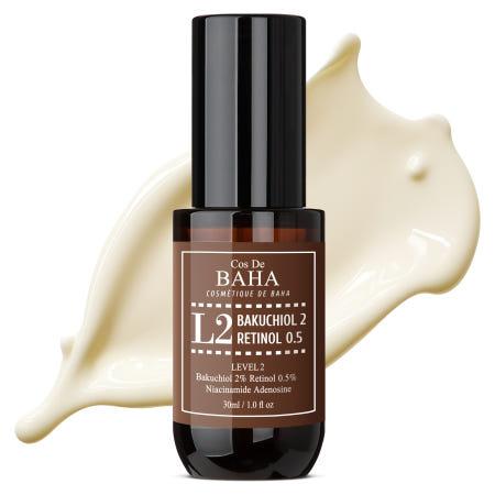 이런 상품 어때요? 코스드바하 L2 레티놀 0.5% 바쿠치올 2% 비타민A  앰플 세럼 30ml