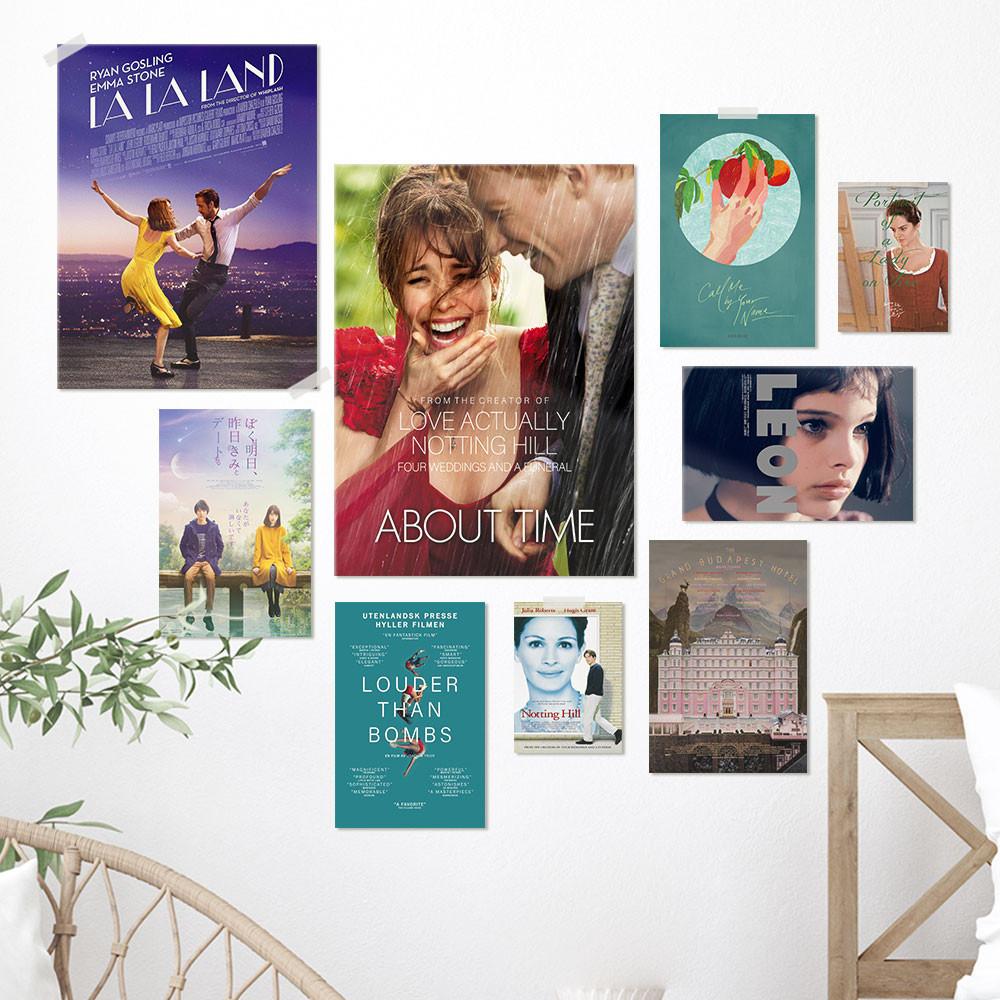 [당일발송] 빈티지 홈카페 영화 감성 대형 포스터 브로마이드 패브릭 캔버스 인테리어 그림 액자 158종