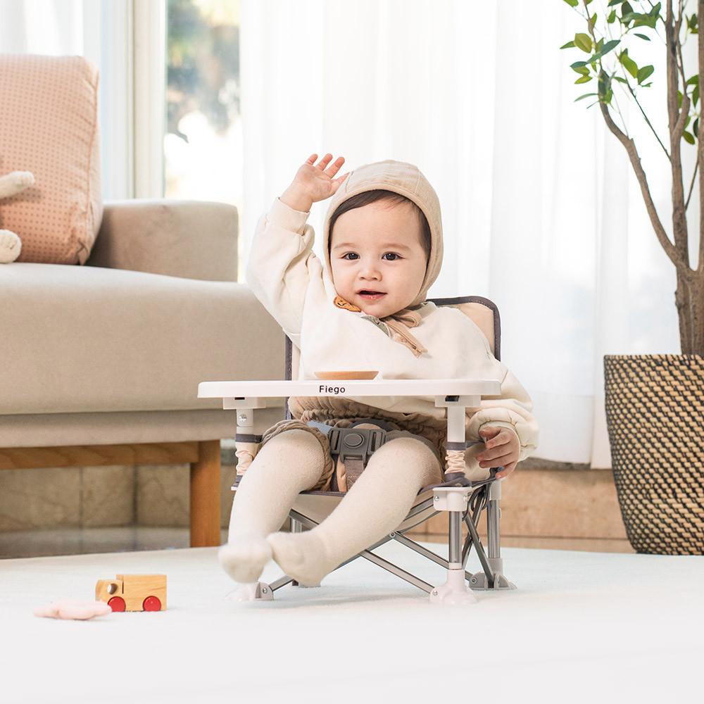 피에고 초경량 휴대용 아기 부스터 의자 이유식의자