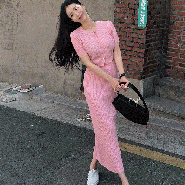 [주문폭주!] 퀸즈클래스 - set [투피스/세트]