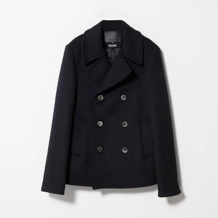 UTO insulation wool pea coat[navy / grey / camel (UNISEX)]