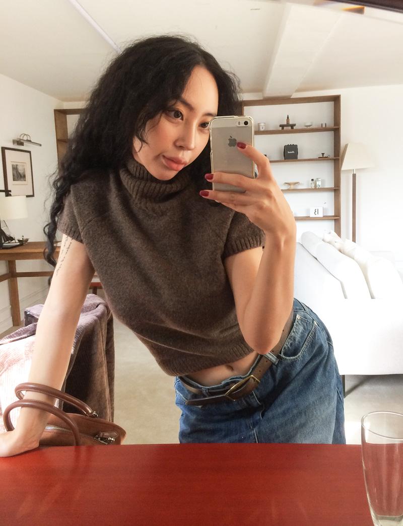 저트 폴라 니트