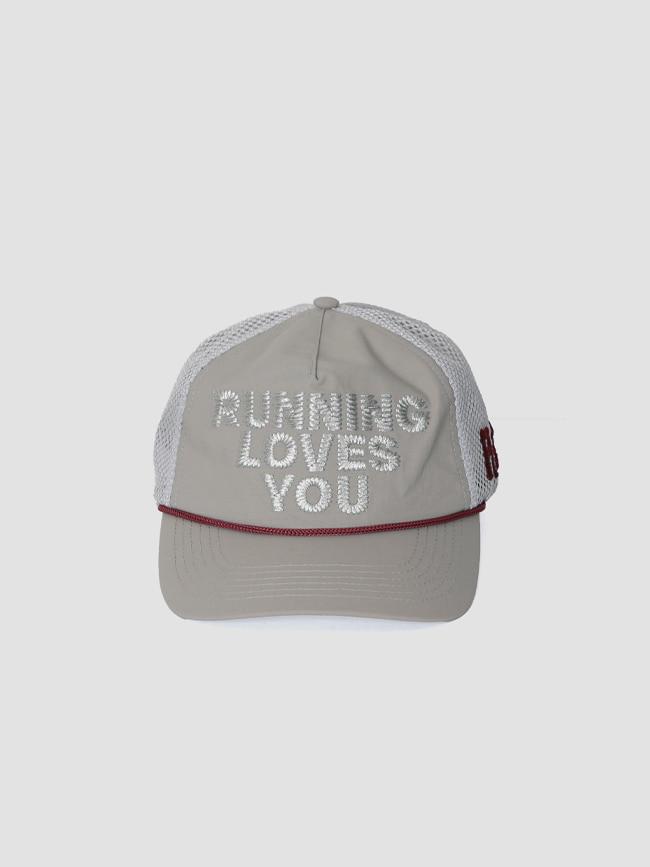 알렉스 조노_ RUNNING LOVES YOU - TRUCKER HAT [Silver]