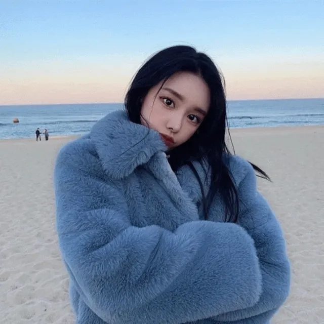 [얼리버드특가]  페이크 포아 반 숏 퍼자켓