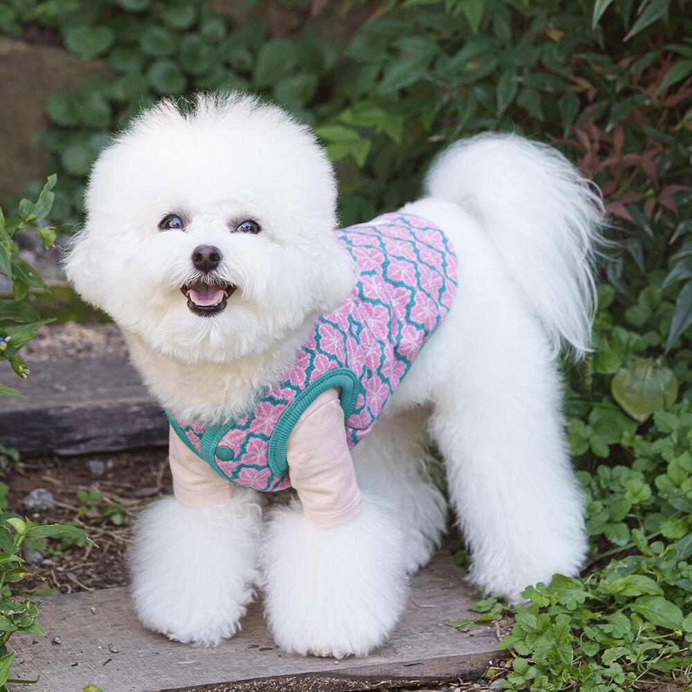 포켓 조끼 가디건(핑크)