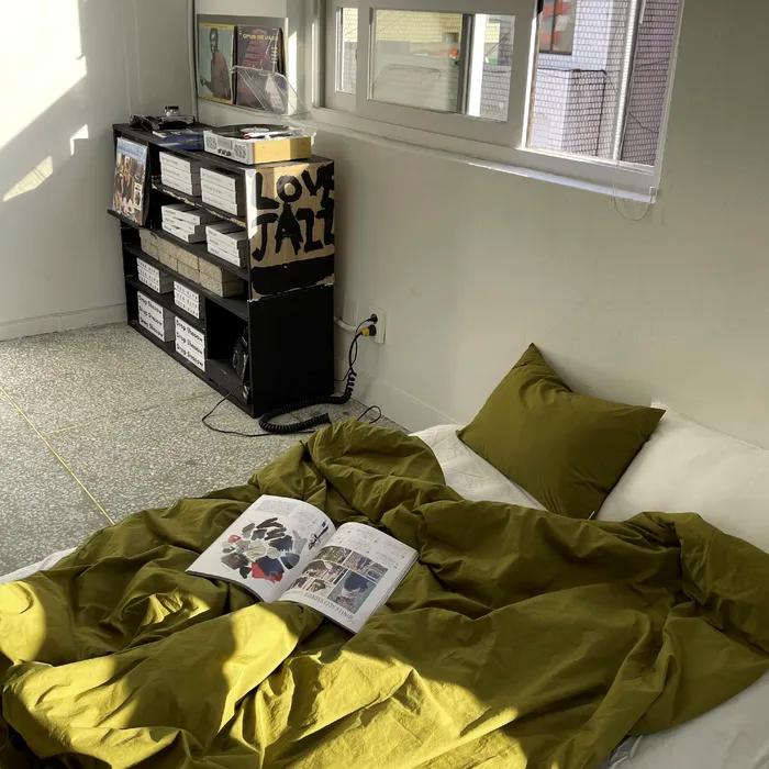 Olive duvet cover 60수 고밀도 이불커버