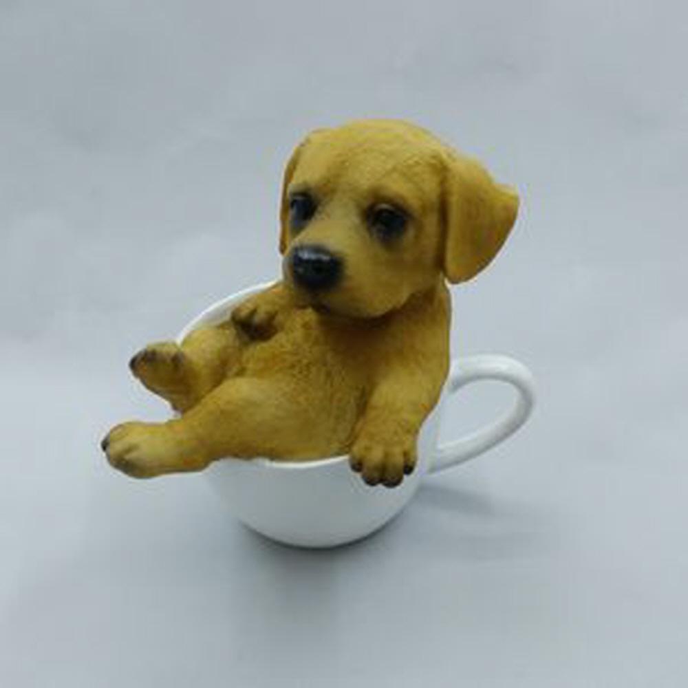컵강아지 골든리트리버 인테리어 소품 880_3 집들이 선물 귀여운인형