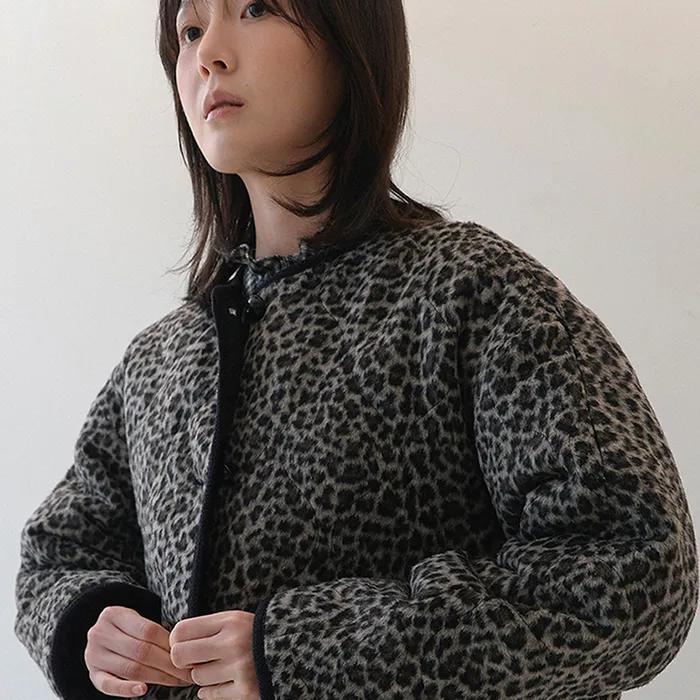 Leopard Quilted Jacket