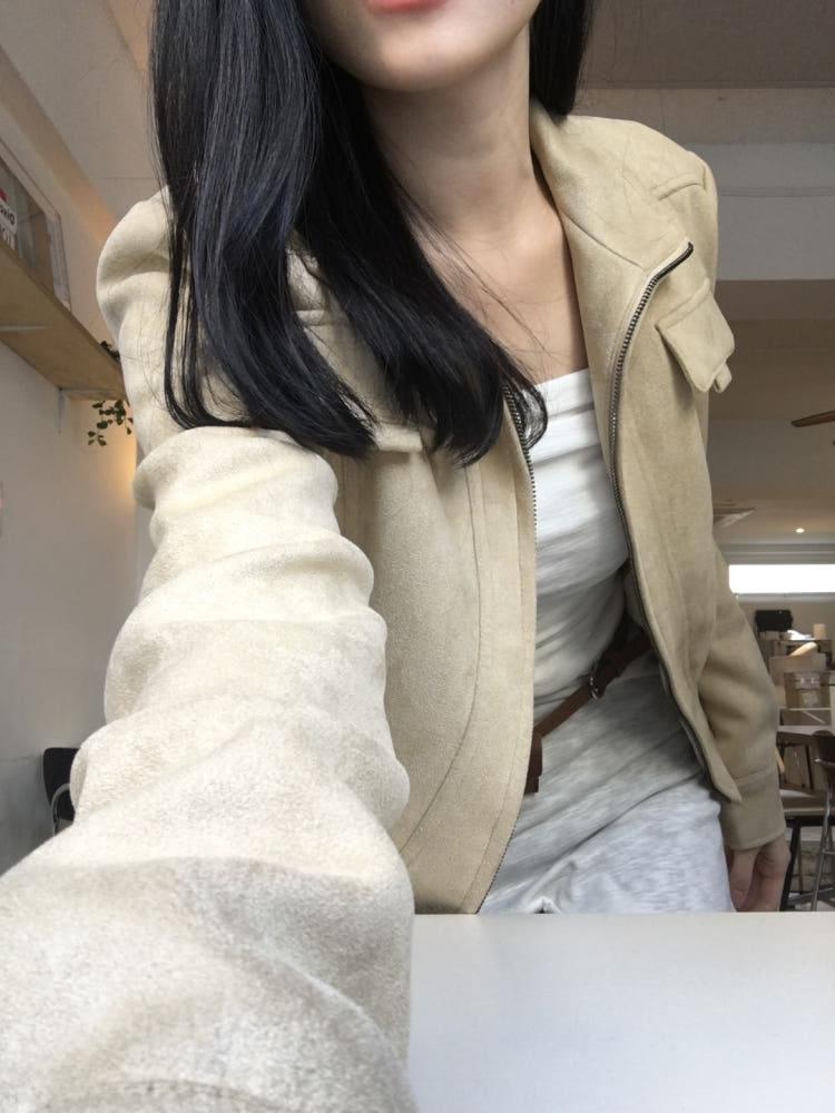 로카 스웨이드 자켓