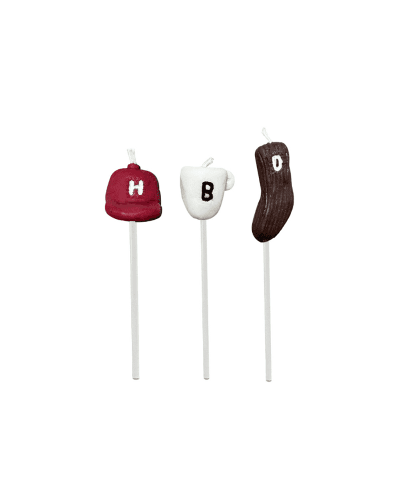 케이크 캔들 생일초 HBD (2 colors)