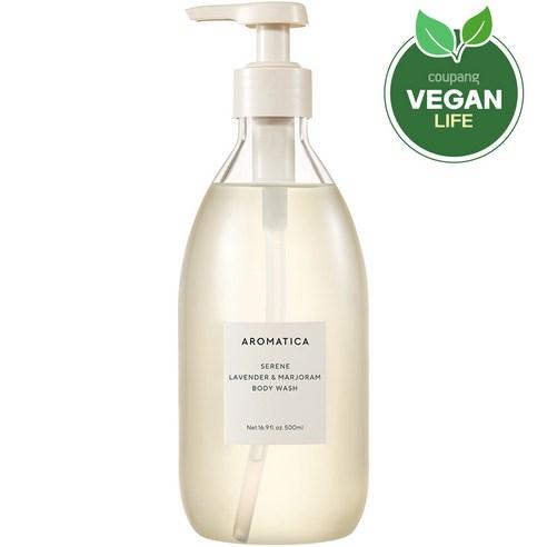 아로마티카 서렌 바디워시 라벤더 앤 마조람, 500ml, 1개 - 바디워시/스크럽/입욕용품 | 쿠팡