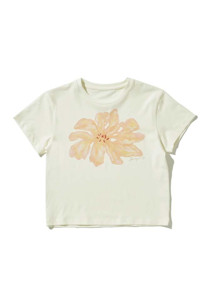 Lots_you full bloom baby tee Yellow