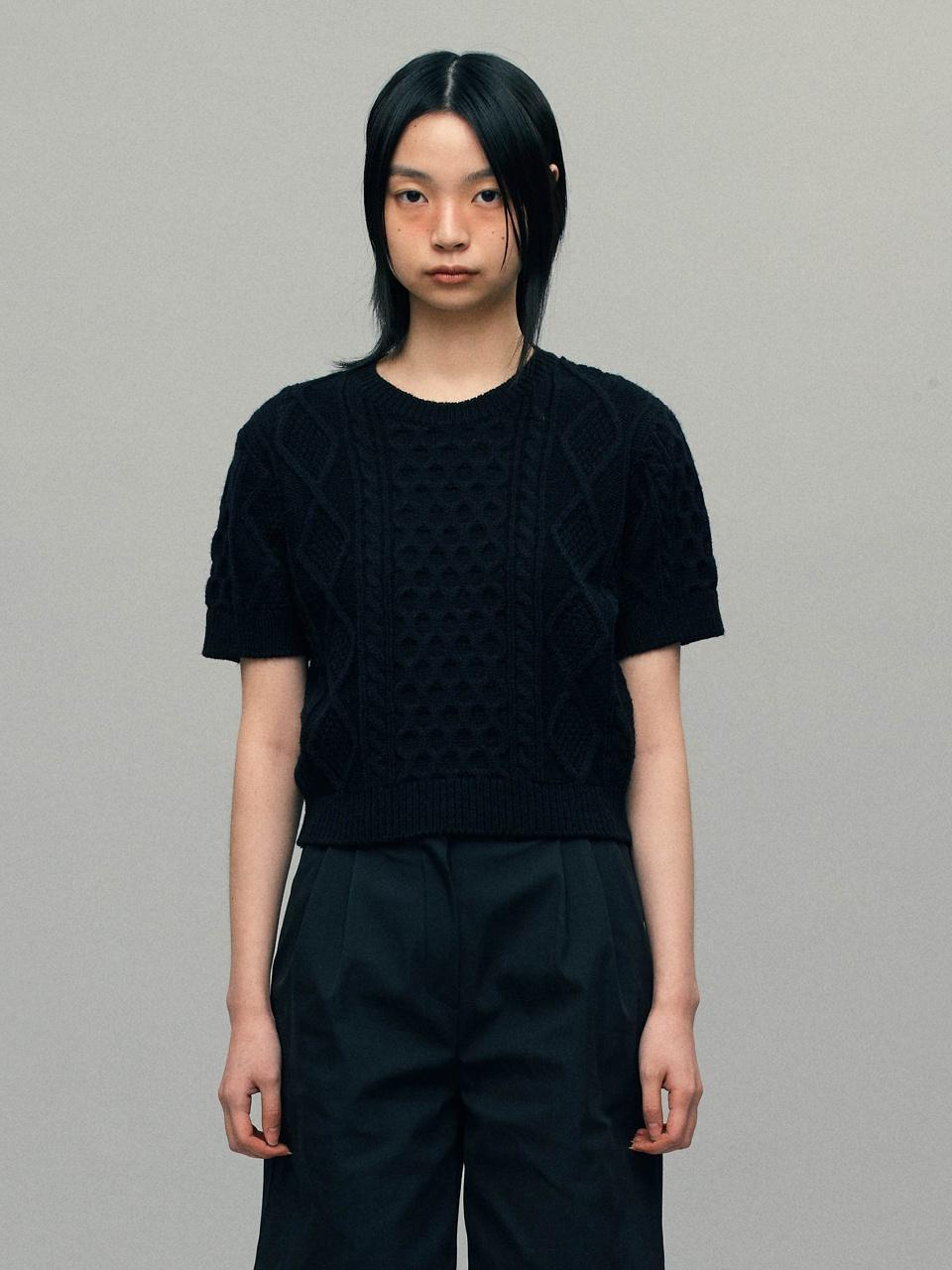 Rocha Cable Knit (Black)
