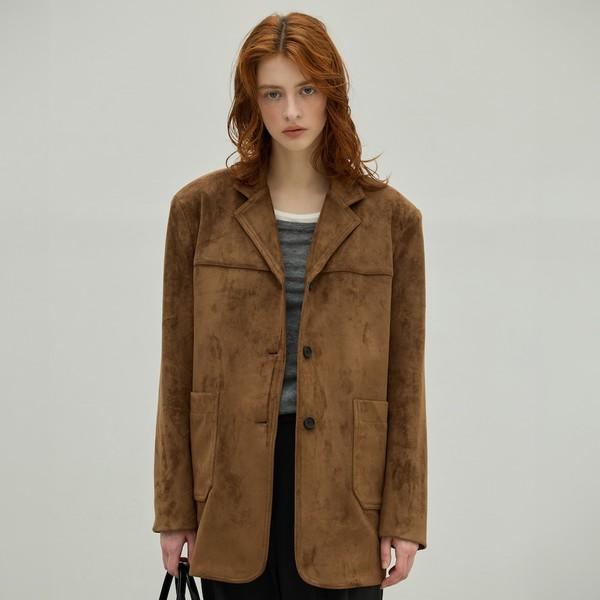Suede Half Coat_2Color