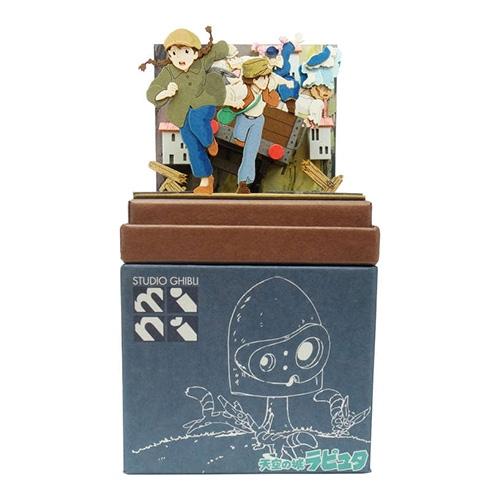 [천공의 성 라퓨타]미니종이크라프트 (라퓨타 도망가는시타와파즈)