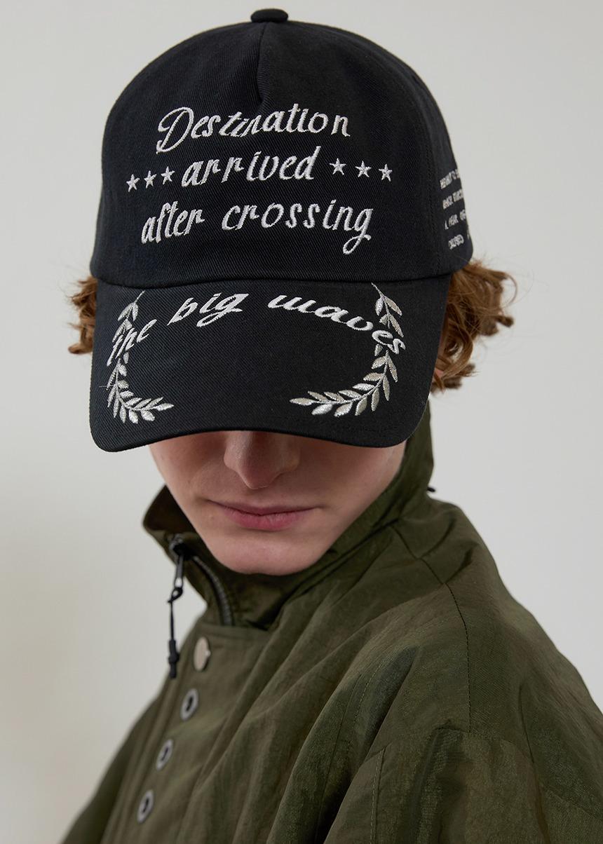 big waves ball cap(black)