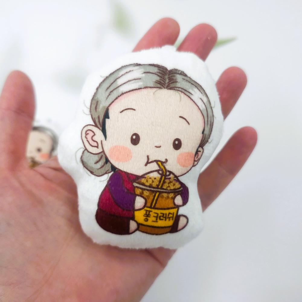 포토키링 네임택  굿즈 커스텀 소량 대량 단체 주문제작 사진키홀더 쿠션열쇠고리