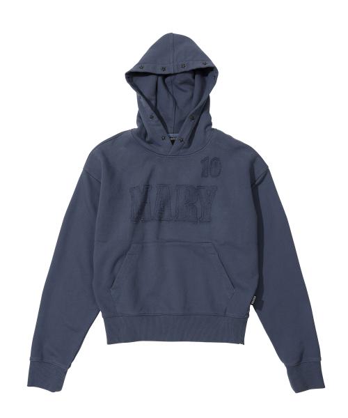 스컬프터(SCULPTOR)  Mary Acid Peel Hoodie Washed Blue - 사이즈 & 후기 | 무신사