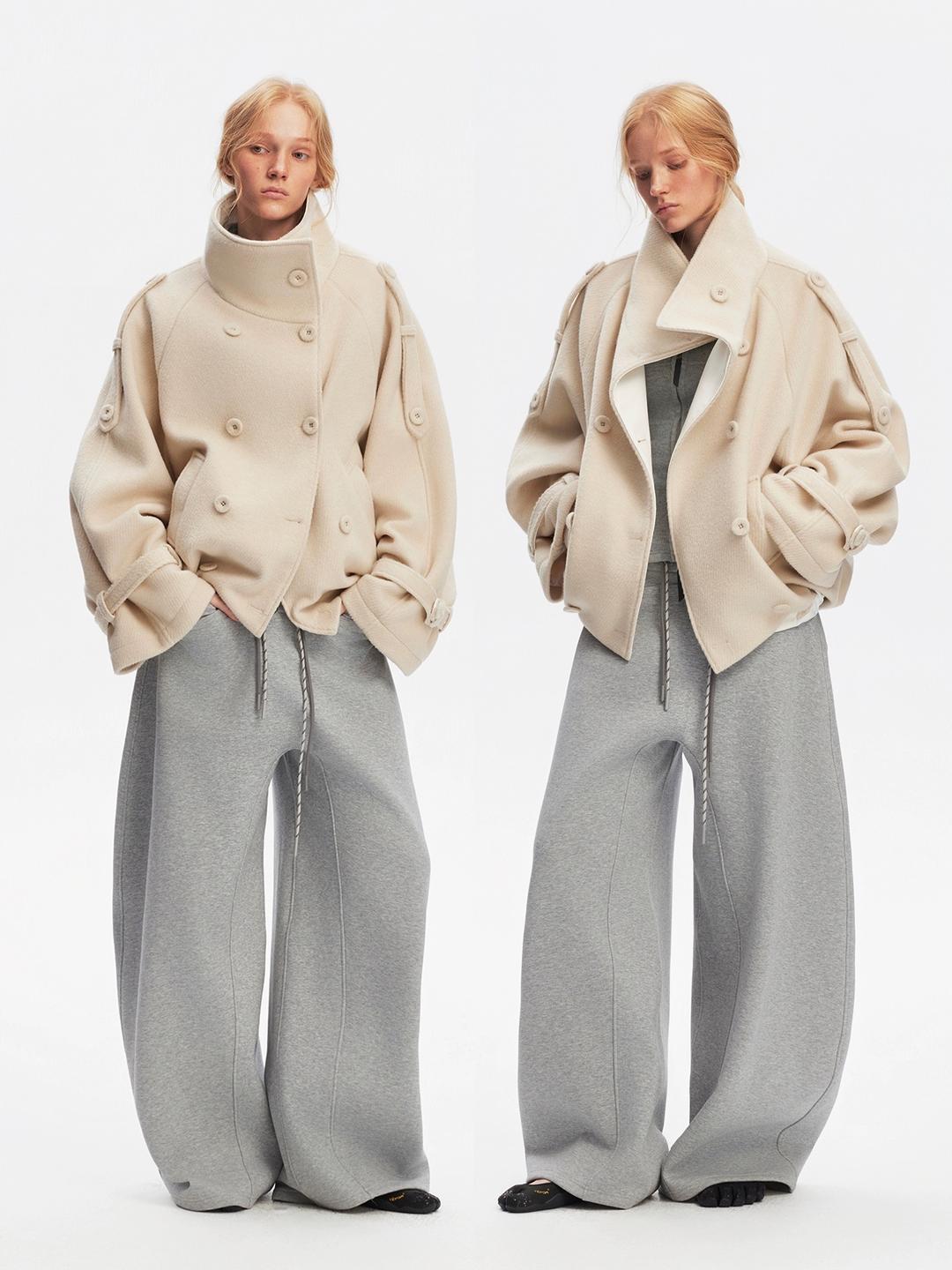 SALTHe High-Neck Loose-Fit Duffle Coat