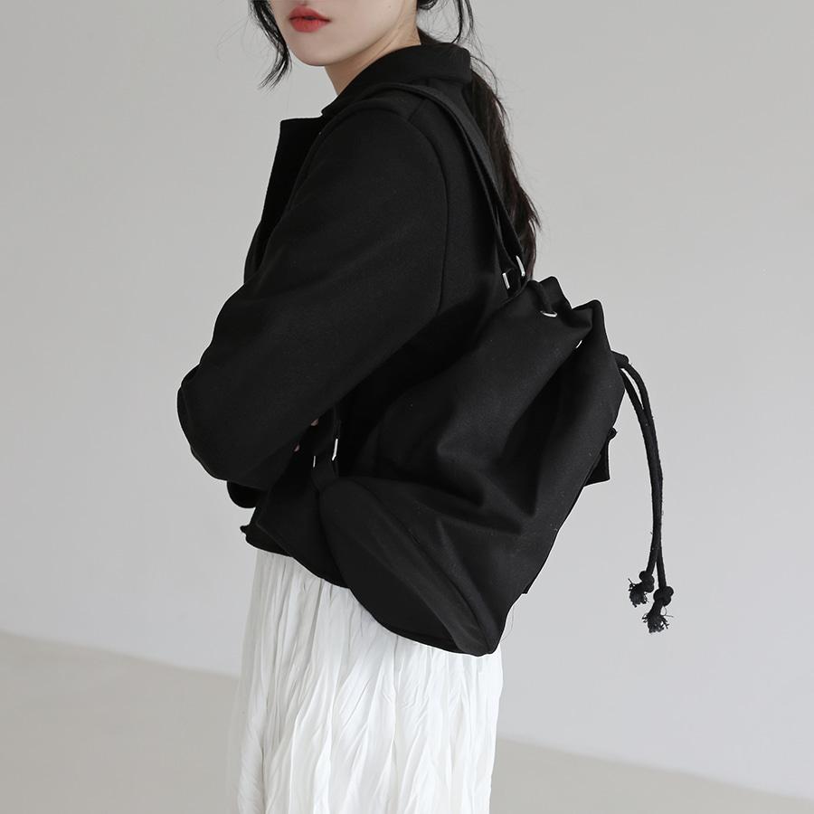 캔버스 로프 버킷백