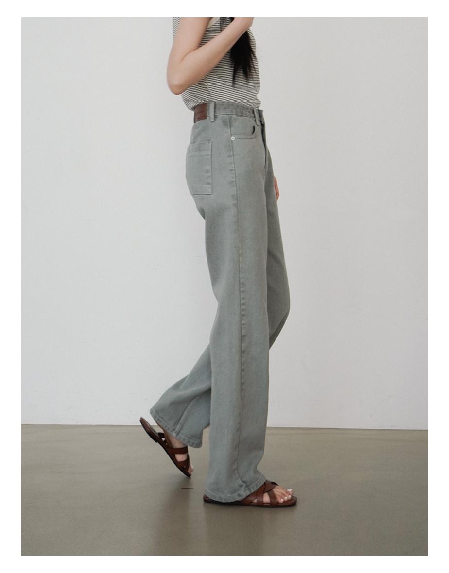 머디 그린 팬츠